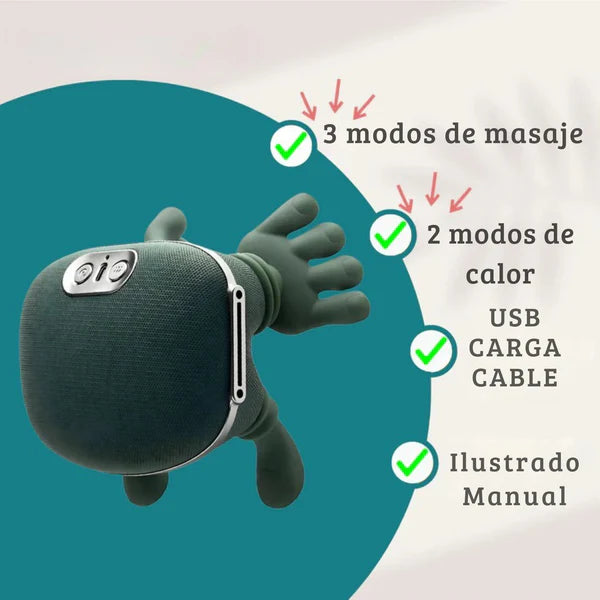 Massajador PRO - Relaxe com os vários tipos de massagem incluídos.
